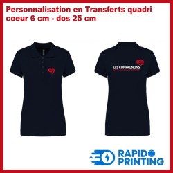 polo léger femme marine/acheter/rapidoprinting