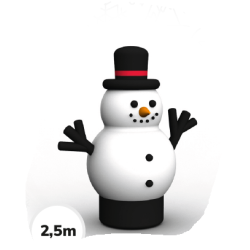 Bonhomme de neige 2.50m/gonflable/acheter/Rapidoprinting