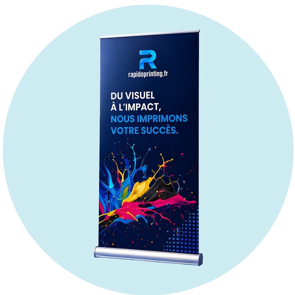 Rollup Roll-up publicitaire enrouleur personnalisé