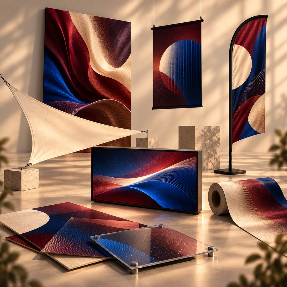 Inspirations couleurs et tendances créatives Rapidoprinting Tendance couleurs Flush Mahogany et Persian Plum présentée avec leurs références CMJN, inspiration créative Rapidoprinting